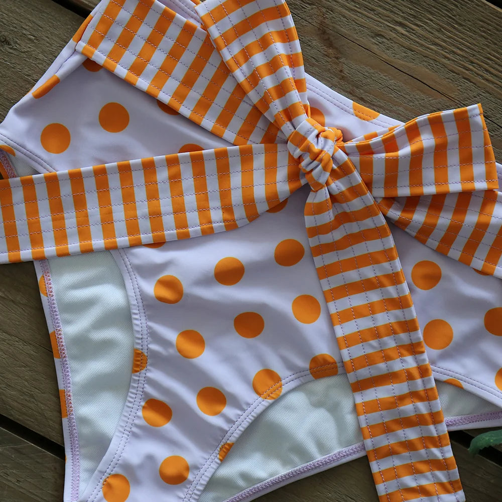 Deux pièces femmes Floral 2025 Push-Up rembourré soutien-gorge volants bandeau Bikini ensemble maillot de bain maillots de bain maillot de bain maillots de bain Biquini