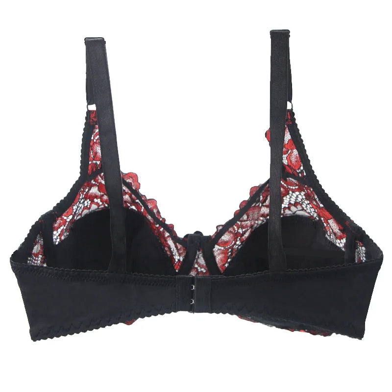 Soutiens-gorge en dentelle sexy pour femmes, sous-vêtements push-up, sans couture, grande taille, BH, dos nu, bralette féminine, lingerie féminine, soutien-gorge, nouveau, 2022