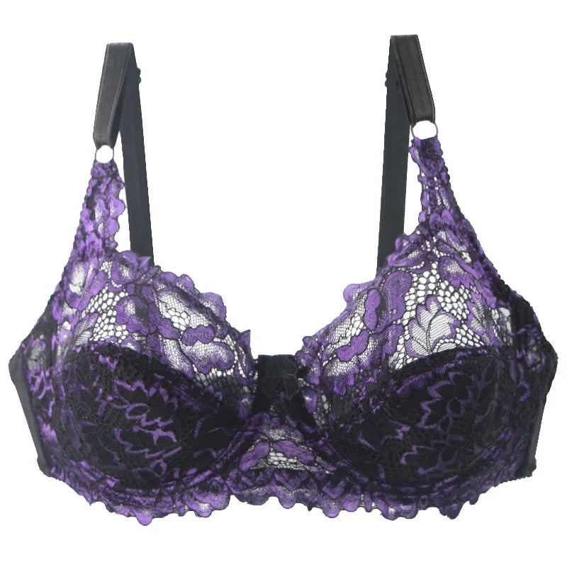 Soutiens-gorge en dentelle sexy pour femmes, sous-vêtements push-up, sans couture, grande taille, BH, dos nu, bralette féminine, lingerie féminine, soutien-gorge, nouveau, 2022