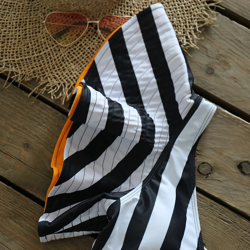 Deux pièces femmes Floral 2025 Push-Up rembourré soutien-gorge volants bandeau Bikini ensemble maillot de bain maillots de bain maillot de bain maillots de bain Biquini