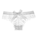 String Sexy en Dentelle Transparente pour Femme, Sous-Vêtement Fessier, avec Gros Nministériels d Décoratif, Dos en T, Tentation en Maille