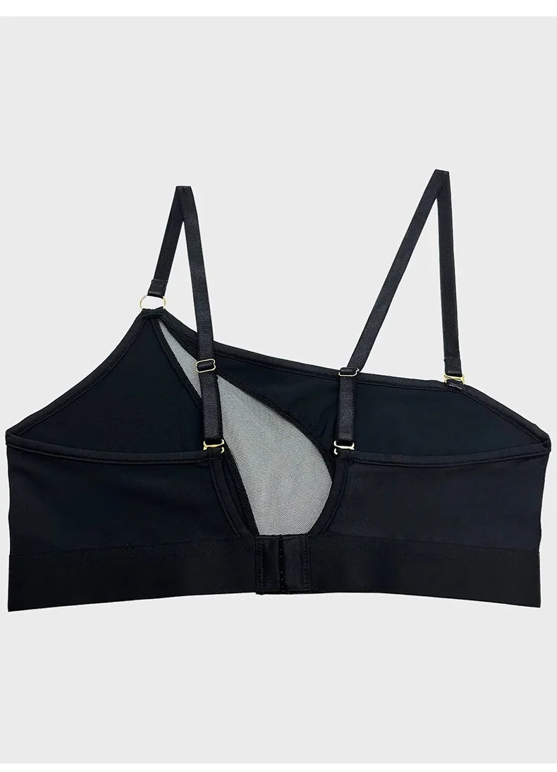 Soutien-gorge Push Up sans fil en maille ajourée, Sexy, sans doublure, Lingerie douce, sous-vêtements fins pour femmes, Bikini intime