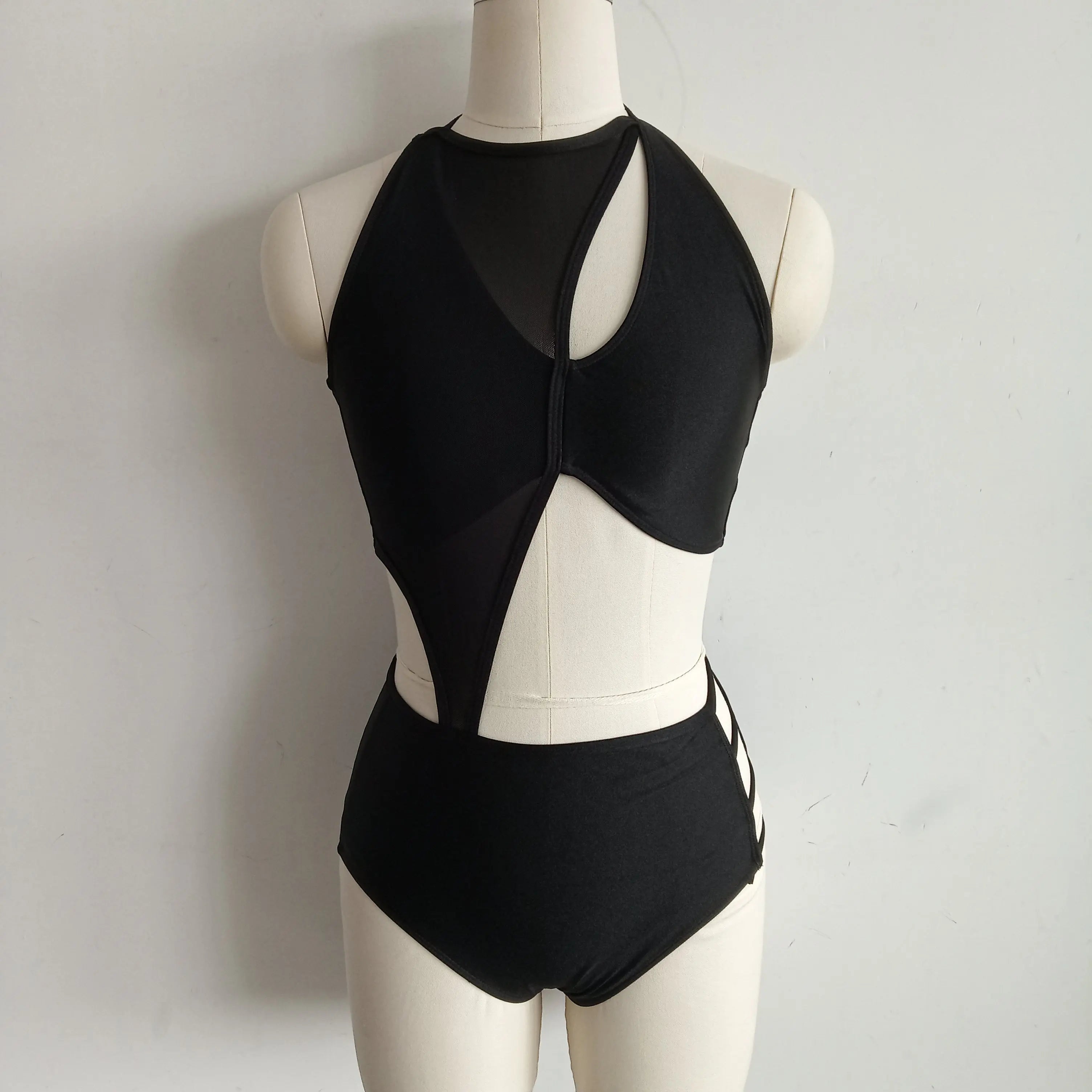 Combinaison de corps de ballet de danse moderne pour enfants, maille hologramme, costume d'entraînement pour filles, performance de groupe scolaire de danse, vente au détail et en gros