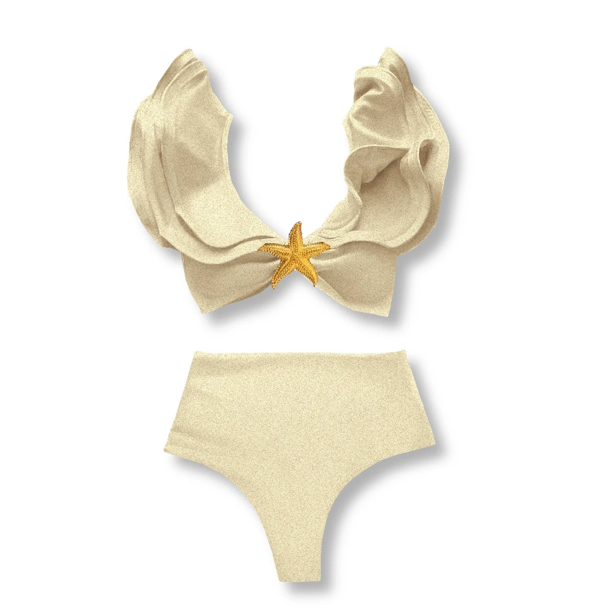 Deux pièces femmes Floral 2025 Push-Up rembourré soutien-gorge volants bandeau Bikini ensemble maillot de bain maillots de bain maillot de bain maillots de bain Biquini