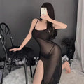 Sous-vêtements transparents Sexy pour femmes, jupes longues séduisantes, pyjamas, ensembles de sous-vêtements sexy pour occasions intimes