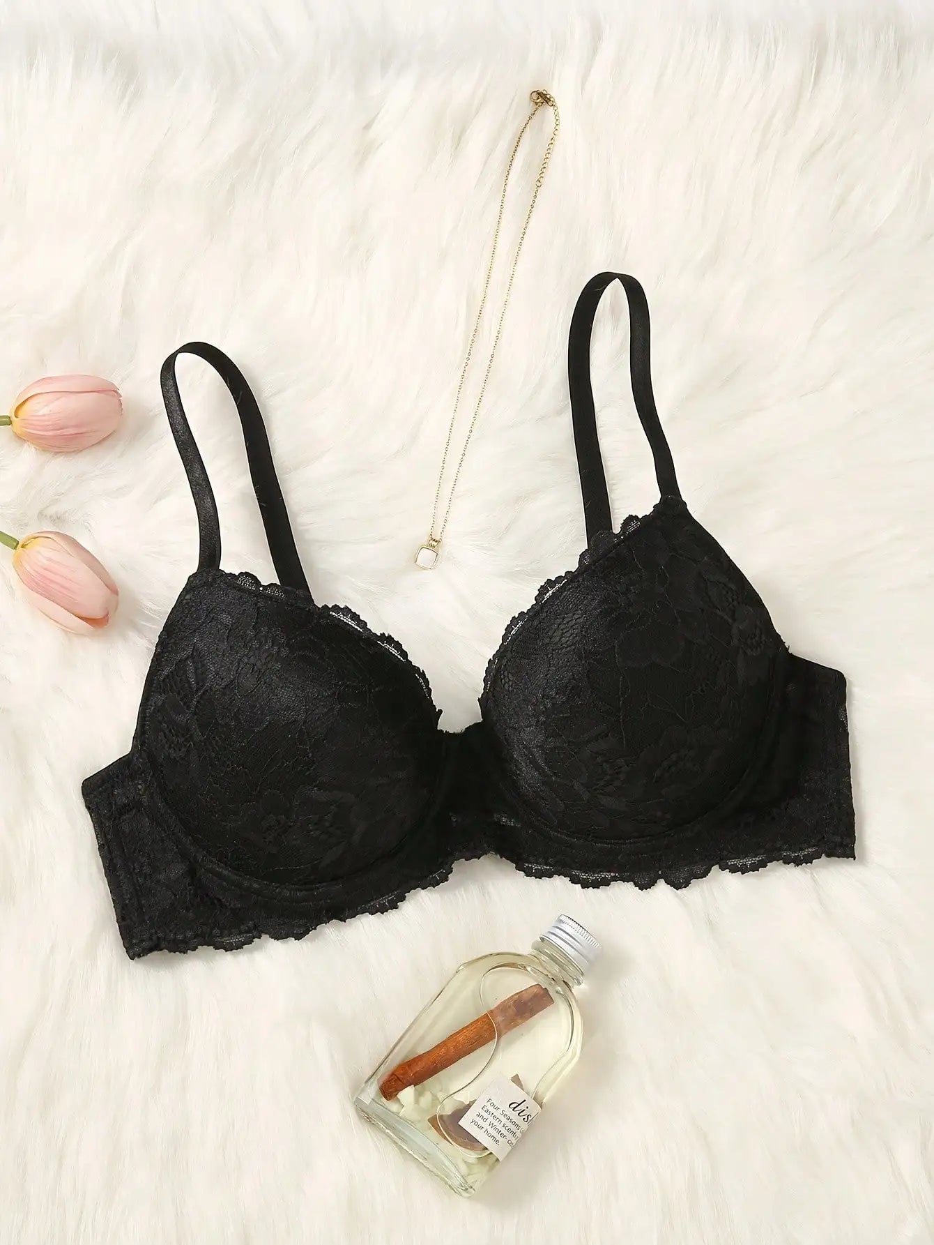 Lingerie sexy en dentelle demi-tasse pour femme, soutien-gorge invisible sans bretelles, push-up avant, boucle, usage quotidien