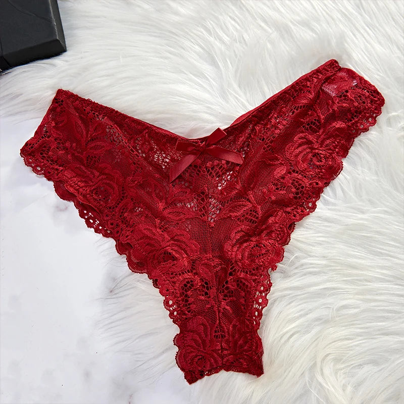 Ensemble de pyjama en dentelle transparente pour femmes, vêtements de nuit sexy, robe de nuit porno, sous-vêtements séduisants, chemise de nuit Babydoll, vêtements de soirée, 7.0