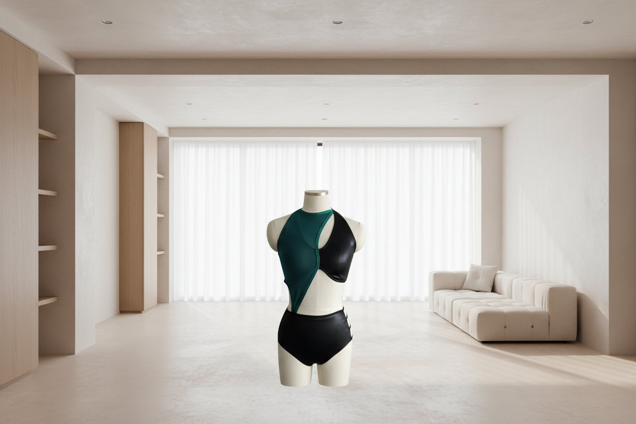 Combinaison de corps de ballet de danse moderne pour enfants, maille hologramme, costume d'entraînement pour filles, performance de groupe scolaire de danse, vente au détail et en gros