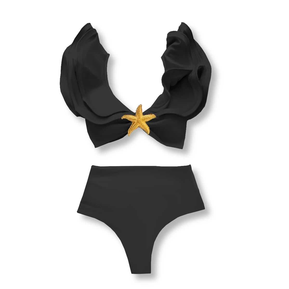 Deux pièces femmes Floral 2025 Push-Up rembourré soutien-gorge volants bandeau Bikini ensemble maillot de bain maillots de bain maillot de bain maillots de bain Biquini