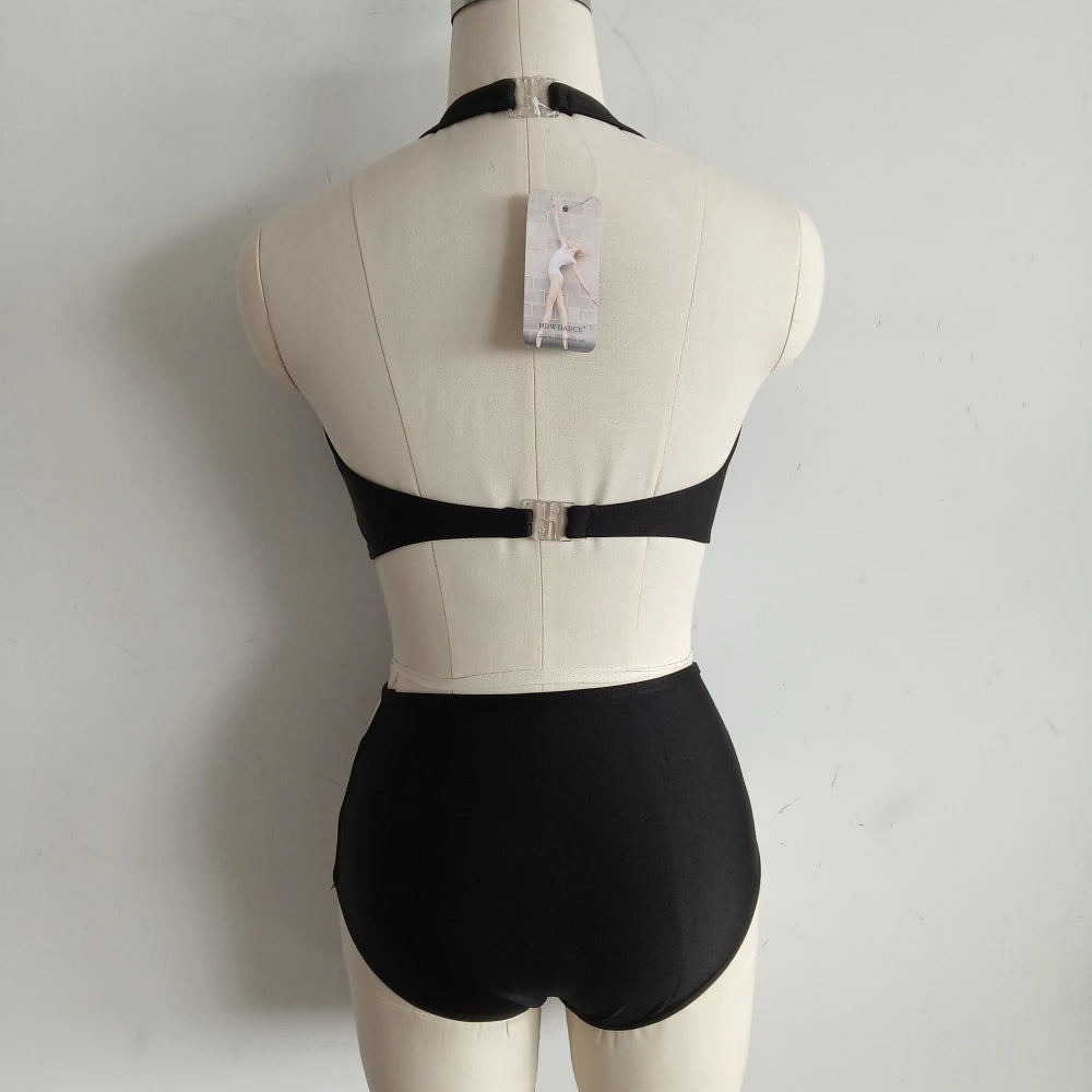 Combinaison de corps de ballet de danse moderne pour enfants, maille hologramme, costume d'entraînement pour filles, performance de groupe scolaire de danse, vente au détail et en gros