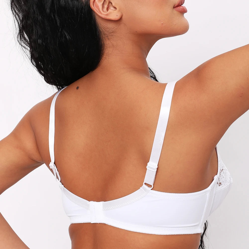 Soutiens-gorge pour femmes Lingerie haut femme dentelle soutien-gorge à armatures grande taille brassière Perspective sous-vêtements Sexy B C D DD E F tasse