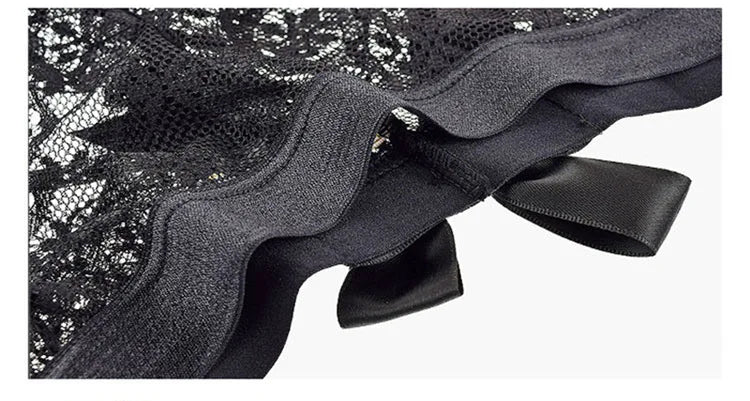 String Sexy en Dentelle Transparente pour Femme, Sous-Vêtement Fessier, avec Gros Nministériels d Décoratif, Dos en T, Tentation en Maille