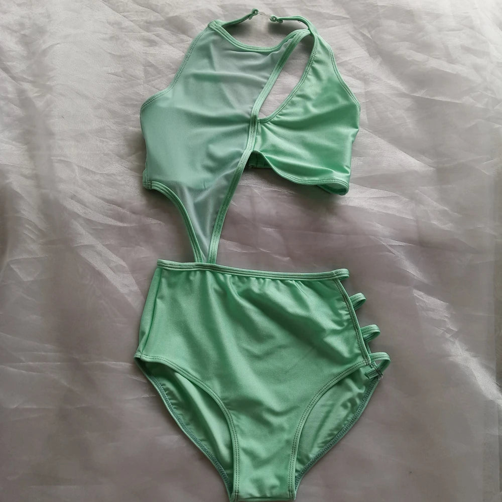 Combinaison de corps de ballet de danse moderne pour enfants, maille hologramme, costume d'entraînement pour filles, performance de groupe scolaire de danse, vente au détail et en gros